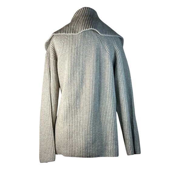 SIMKHAI Hollie Cardigan in Oat X-Small New Womens Knit Wool Sweater - Picture 7 of 16